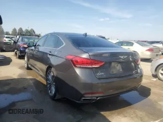 2017 Genesis G80 3.8L with VIN KMHGN4JE1HU203917, listed as a Copart auction lot 71971464 with 67,101 mi miles and Salvage Title. Bid and sale history available at carsss.com. Image 2.