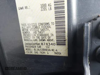 2010 Nissan Maxima SV с VIN 1N4AA5AP8AC874340, выставлен на аукционе IAAI как лот 42470133 с пробегом 154 751 миль миль и . История ставок и продаж доступна на DreamBid. Изображение 9.