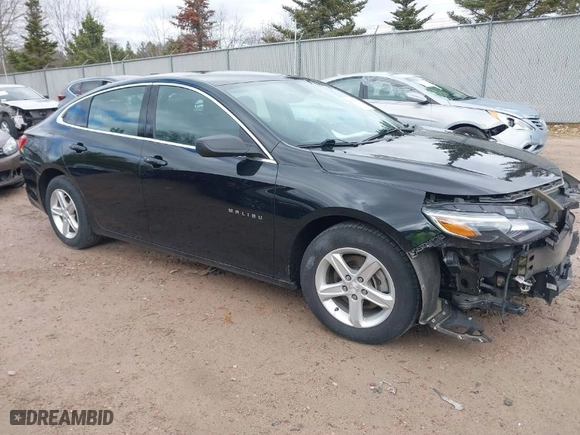 2020 Chevrolet Malibu LS with VIN 1G1ZC5ST5LF104271, listed as a IAAI auction lot 42039792 with 68,718 mi miles. Bid and sale history available at carsss.com. Image 1.