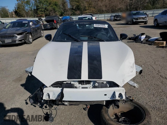 2021 Mazda MX-5 Miata Sport with VIN JM1NDAB79M0453940, listed as a Copart auction lot 85842094 with 29,159 mi miles and Salvage title. Bid and sale history available at DreamBid. Image 5.
