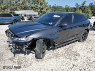 2018 Jaguar F-PACE S with VIN SADCM2FV4JA250891, listed as a Copart auction lot 52777325 with 131,858 mi miles and Salvage Title. Bid and sale history available at carsss.com. Image 1.