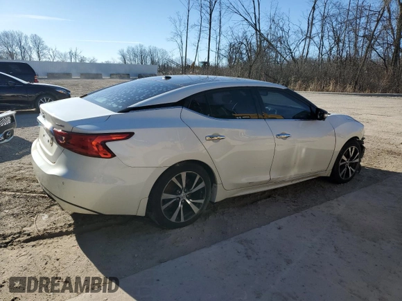 2017 Nissan Maxima S with VIN 1N4AA6AP3HC455327, listed as a Copart auction lot 81895214 with 97,632 mi miles and Non repairable. Bid and sale history available at DreamBid. Image 3.