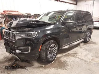 2024 Jeep Wagoneer Series II with VIN 1C4SJVBP5RS168313, listed as a IAAI auction lot 41591064 with 21,823 mi miles and . Bid and sale history available at DreamBid. Image 2.