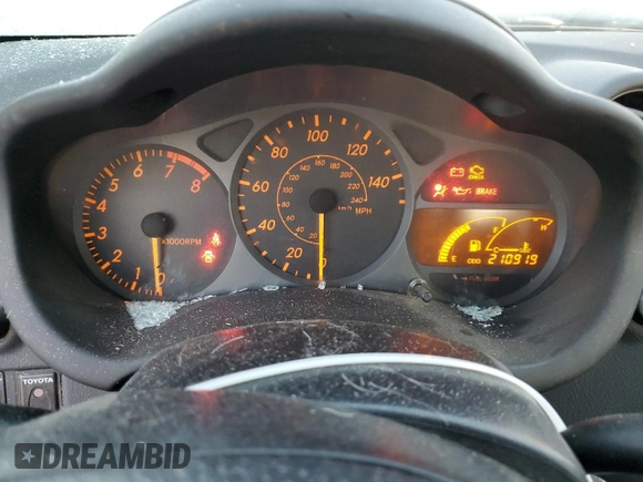 2004 Toyota Celica GT with VIN JTDDR32T040168744, listed as a Copart auction lot 85504754 with 210,919 mi miles and Clean Title. Bid and sale history available at DreamBid. Image 9.