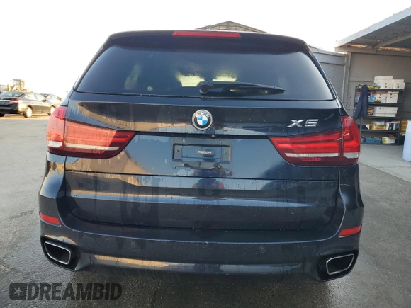 2015 BMW X5 xDrive35d with VIN 5UXKS4C57F0N08569, listed as a Copart auction lot 84960164 with 120,265 mi miles and Salvage Title. Bid and sale history available at carsss.com. Image 6.