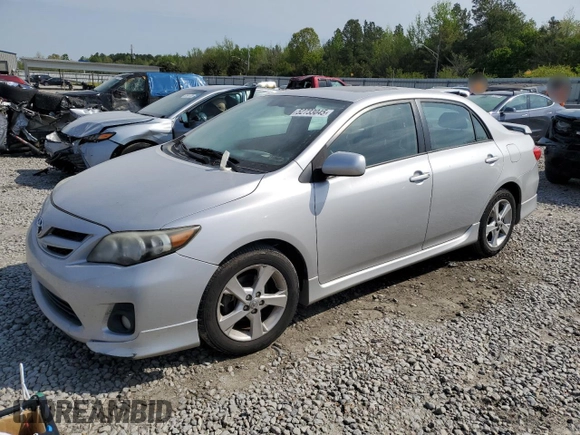 2011 Toyota Corolla L with VIN 2T1BU4EE0BC557590, listed as a Copart auction lot 52733045 with 139,575 mi miles and Salvage Title. Bid and sale history available at carsss.com. Image 1.