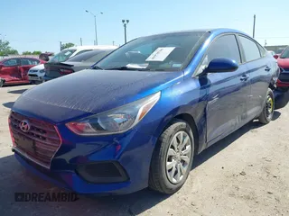 2018 Hyundai Accent SE with VIN 3KPC24A38JE033053, listed as a IAAI auction lot 41978766 with 160,956 mi miles and . Bid and sale history available at carsss.com. Image 2.