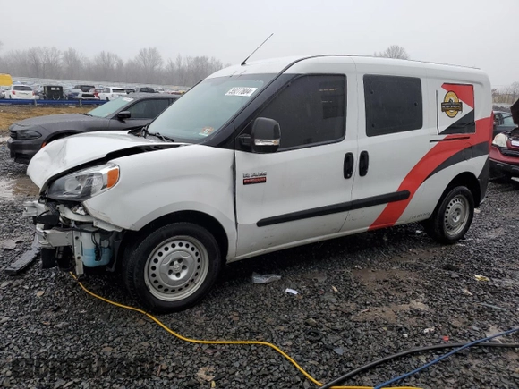 2017 Ram ProMaster City Cargo Tradesman with VIN ZFBERFABXH6D69333, listed as a Copart auction lot 39277804 with 111,126 mi miles and . Bid and sale history available at DreamBid. Image 1.