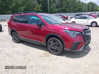 2024 Subaru Ascent Onyx with VIN 4S4WMAHD7R3444141, listed as a IAAI auction lot 42154679 with 20,596 mi miles and . Bid and sale history available at DreamBid. Image 1.