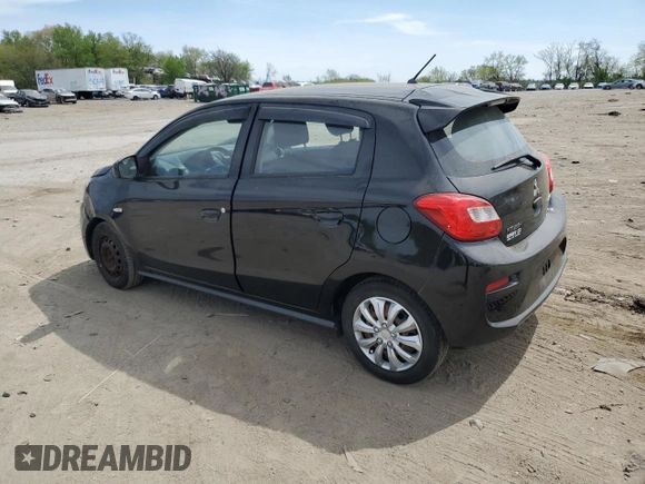 2017 Mitsubishi Mirage ES with VIN ML32A3HJ6HH016319, listed as a Copart auction lot 53732925 with 177,388 mi miles and Salvage title. Bid and sale history available at DreamBid. Image 2.