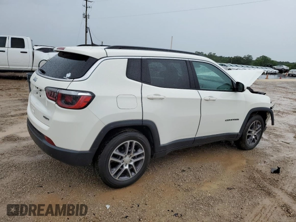 2020 Jeep Compass Latitude with VIN 3C4NJCBBXLT158971, listed as a Copart auction lot 56140245 with 38,212 mi miles and Salvage title. Bid and sale history available at DreamBid. Image 3.