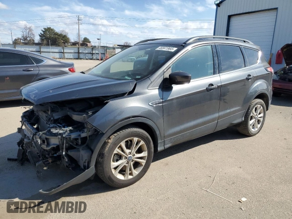 2018 Ford Escape SEL with VIN 1FMCU9HD7JUD59560, listed as a Copart auction lot 46841965 with 70,664 mi miles and Salvage Title. Bid and sale history available at carsss.com. Image 1.