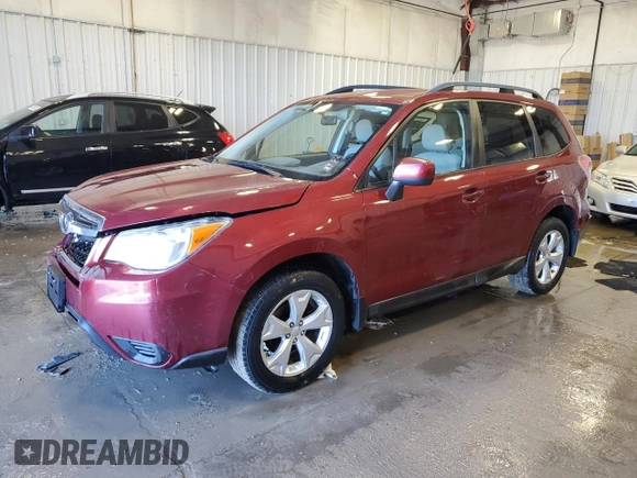 2014 Subaru Forester 2.5i Premium with VIN JF2SJACC6EG438104, listed as a Copart auction lot 47557875 with 135,636 mi miles and Clean Title. Bid and sale history available at carsss.com. Image 1.