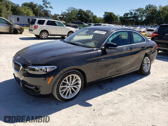 2016 BMW 2 Series 228i with VIN WBA1F9C54GV546387, listed as a Copart auction lot 72488443 with 50,127 mi miles. Bid and sale history available at carsss.com. Image 1.