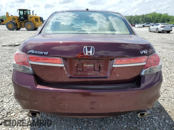 2011 Honda Accord EX-L with VIN 1HGCP3F88BA009485, listed as a Copart auction lot 55088555 with 129,628 mi miles and Salvage title. Bid and sale history available at DreamBid. Image 6.