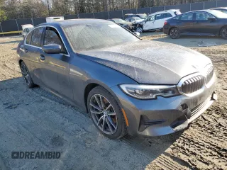 2019 BMW 3 Series 330i with VIN WBA5R1C53KFH14472, listed as a Copart auction lot 42434245 with Not Provided miles and Salvage Title. Bid and sale history available at DreamBid. Image 4.