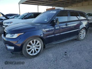 2016 Land Rover Range Rover Sport V6 HSE with VIN SALWR2PF4GA592456, listed as a Copart auction lot 48153825 with 999,999 mi miles and Clean Title. Bid and sale history available at carsss.com. Image 1.
