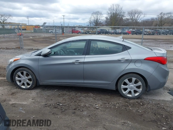 2013 Hyundai Elantra GLS with VIN KMHDH4AE3DU919481, listed as a IAAI auction lot 41971439 with 176,053 mi miles and . Bid and sale history available at DreamBid. Image 14.