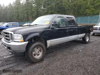 2002 Ford Super Duty F-250 XL with VIN 1FTNW21S72EB13627, listed as a Copart auction lot 46136175 with 151,353 mi miles and Salvage Title. Bid and sale history available at carsss.com. Image 1.