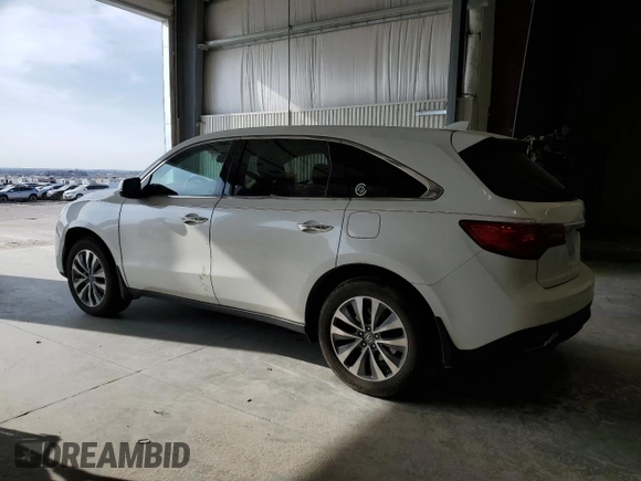2014 Acura MDX Tech Pkg with VIN 5FRYD4H4XEB003162, listed as a Copart auction lot 51247095 with 103,015 mi miles and Salvage Title. Bid and sale history available at carsss.com. Image 2.