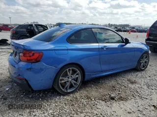 2015 BMW 2 Series M235i with VIN WBA1J7C58FV358750, listed as a Copart auction lot 43540275 with 123,223 mi miles and Salvage Title. Bid and sale history available at carsss.com. Image 3.
