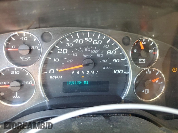 2020 Chevrolet Express Cargo with VIN 1GCWGAFP5L1159031, listed as a Copart auction lot 55140805 with 188,128 mi miles and Clean title. Bid and sale history available at DreamBid. Image 9.