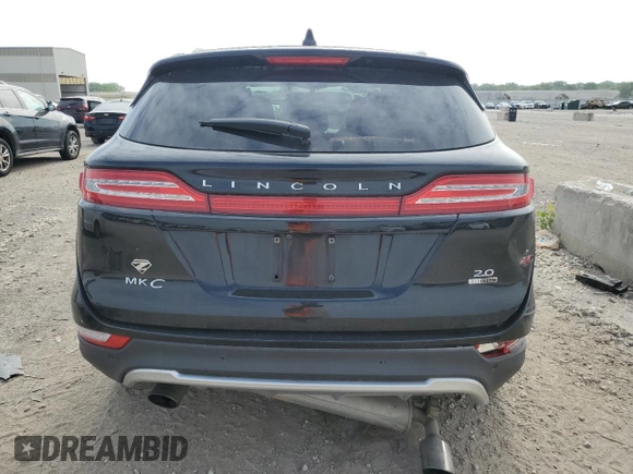 2016 Lincoln MKC Premier with VIN 5LMCJ1C90GUJ18586, listed as a Copart auction lot 55929845 with Not provided miles and Salvage title. Bid and sale history available at DreamBid. Image 6.