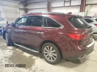 2016 Acura MDX w/Tech/Entertainment with VIN 5FRYD4H68GB007716, listed as a Copart auction lot 43968245 with 0 mi miles and Salvage Title. Bid and sale history available at carsss.com. Image 2.