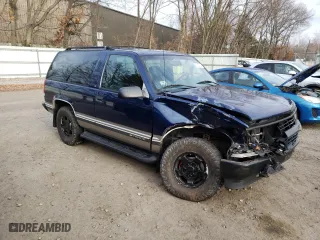 1999 Chevrolet Tahoe with VIN 3GNEK18R1XG208636, listed as a Copart auction lot 83521334 with 146,408 mi miles and Clean Title. Bid and sale history available at carsss.com. Image 4.