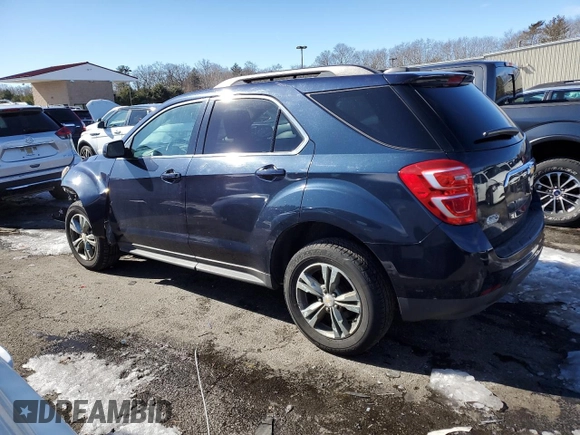 2016 Chevrolet Equinox LT with VIN 2GNALCEK7G6125450, listed as a Copart auction lot 46211355 with 152,895 mi miles and Salvage Title. Bid and sale history available at DreamBid. Image 2.