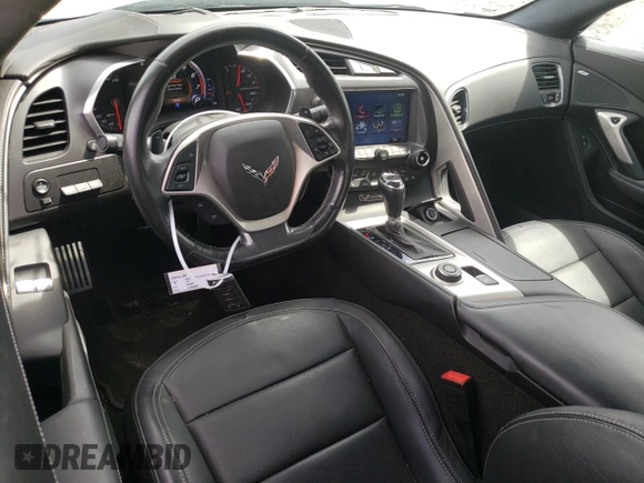 2017 Chevrolet Corvette 3LT z VIN 1G1YF2D78H5114503, wystawiony jako Copart lot #53100385 z przebiegiem 19 329 mil mil oraz Szkoda całkowita • Salvage title. Historia ofert i sprzedaży dostępna na DreamBid. Obrazek 8.