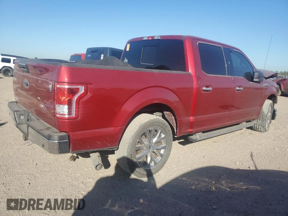 2017 Ford F-150 XL with VIN 1FTEW1CG4HKC17652, listed as a Copart auction lot 45512365 with 168,929 mi miles and Salvage title. Bid and sale history available at DreamBid. Image 3.