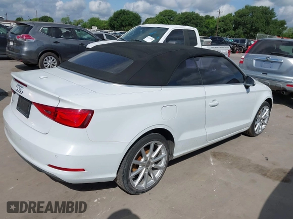 2015 Audi A3 1.8T Premium with VIN WAU6CLFF8F1121096, listed as a IAAI auction lot 42038667 with 178,994 mi miles. Bid and sale history available at carsss.com. Image 4.