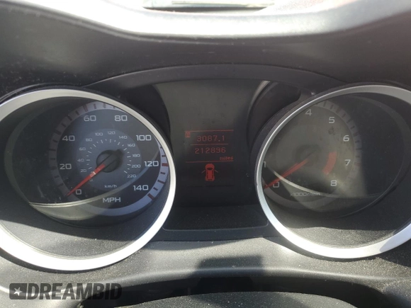 2008 Mitsubishi Lancer DE with VIN JA3AU26U88U031546, listed as a Copart auction lot 52340095 with 212,896 mi miles and Salvage Title. Bid and sale history available at DreamBid. Image 9.