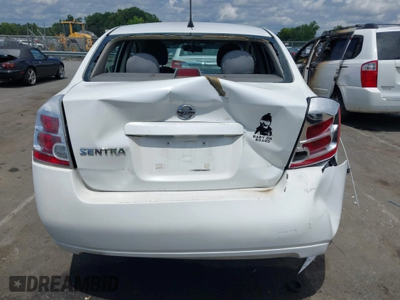 2011 Nissan Sentra S with VIN 3N1AB6AP8BL631164, listed as a IAAI auction lot 42650002 with 191,125 mi miles and . Bid and sale history available at DreamBid. Image 6.