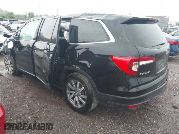 2021 Honda Pilot EX-L with VIN 5FNYF6H59MB021022, listed as a IAAI auction lot 42713636 with Not provided miles and . Bid and sale history available at DreamBid. Image 3.