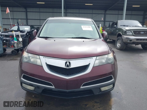 2013 Acura MDX Tech Pkg with VIN 2HNYD2H39DH513891, listed as a IAAI auction lot 41491200 with 272,549 mi miles. Bid and sale history available at carsss.com. Image 6.