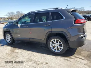 2015 Jeep Cherokee Latitude with VIN 1C4PJLCS0FW707387, listed as a Copart auction lot 48953465 with 140,965 mi miles and Salvage Title. Bid and sale history available at carsss.com. Image 2.