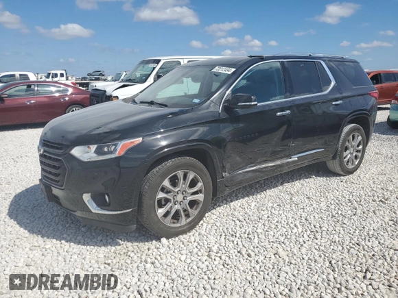 2019 Chevrolet Traverse Premier with VIN 1GNEVKKW6KJ114352, listed as a Copart auction lot 72012494 with 62,684 mi miles and Salvage Title. Bid and sale history available at carsss.com. Image 1.