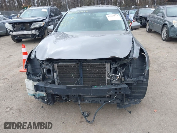 2011 Infiniti G25 x with VIN JN1DV6AR1BM653907, listed as a IAAI auction lot 41628344 with 158,949 mi miles. Bid and sale history available at carsss.com. Image 6.