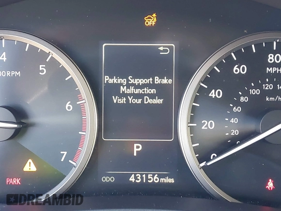 2018 Lexus NX with VIN JTJBARBZ5J2173750, listed as a IAAI auction lot 42004375 with 43,156 mi miles. Bid and sale history available at carsss.com. Image 16.