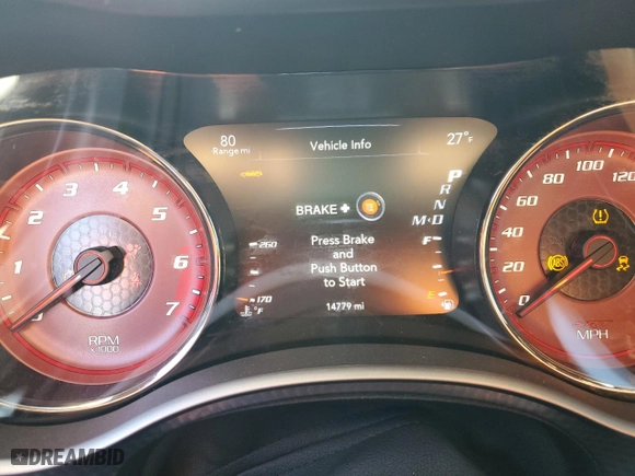 2017 Dodge Charger SRT Hellcat with VIN 2C3CDXL93HH522816, listed as a Copart auction lot 87491014 with 14,779 mi miles and Salvage Title. Bid and sale history available at carsss.com. Image 9.