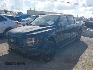 2024 Ford F-150 STX with VIN 1FTEW2KP6RKE37898, listed as a IAAI auction lot 41128541 with 3,409 mi miles and . Bid and sale history available at carsss.com. Image 18.