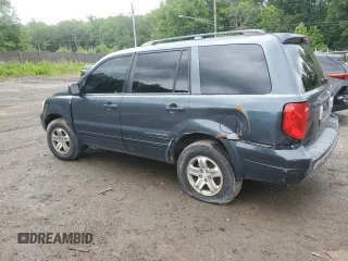 2003 Honda Pilot EX z VIN 2HKYF18523H619553, wystawiony jako Copart lot #58941715 z przebiegiem 281 041 mil mil oraz Szkoda całkowita • Salvage title. Historia ofert i sprzedaży dostępna na DreamBid. Obrazek 2.