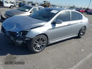 2017 Honda Accord Sedan Sport with VIN 1HGCR2F5XHA161819, listed as a IAAI auction lot 41798195 with 25,837 mi miles. Bid and sale history available at carsss.com. Image 2.