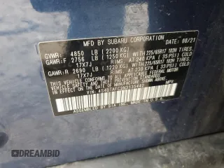 2022 Subaru Outback Premium z VIN 4S4BTAFC2N3135442, wystawiony jako Copart lot #53930375 z przebiegiem Nie podano mil oraz Szkoda całkowita • Salvage title. Historia ofert i sprzedaży dostępna na DreamBid. Obrazek 13.