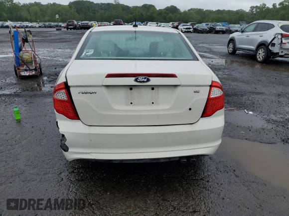 2012 Ford Fusion SE with VIN 3FAHP0HA3CR386483, listed as a Copart auction lot 60967535 with 156,504 mi miles and Salvage title. Bid and sale history available at DreamBid. Image 6.