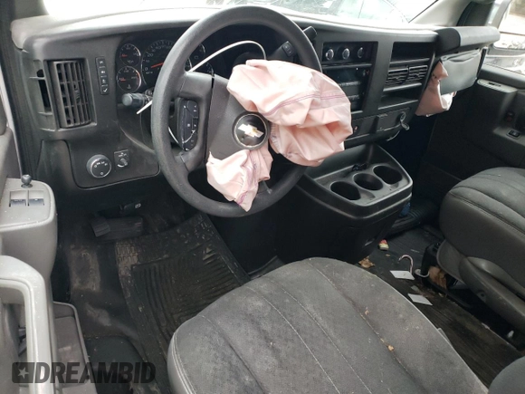 2021 Chevrolet Express Cargo с VIN 1GCWGAFP1M1218139, выставлен на аукционе Copart как лот 43966525 с пробегом 47 417 миль миль и Списание • Salvage title. История ставок и продаж доступна на DreamBid. Изображение 8.
