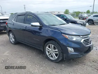 2019 Chevrolet Equinox Premier with VIN 3GNAXYEX4KL127903, listed as a IAAI auction lot 42378717 with 100,832 mi miles and . Bid and sale history available at DreamBid. Image 1.