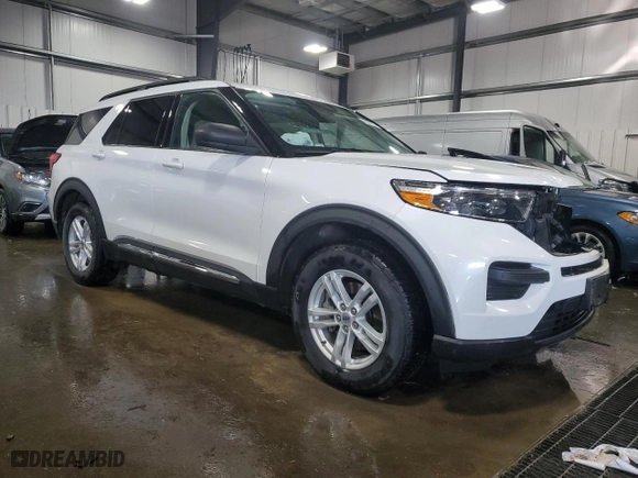 2020 Ford Explorer XLT with VIN 1FMSK8DH1LGA81714, listed as a Copart auction lot 45097295 with NaN miles and Salvage Title. Bid and sale history available at carsss.com. Image 4.